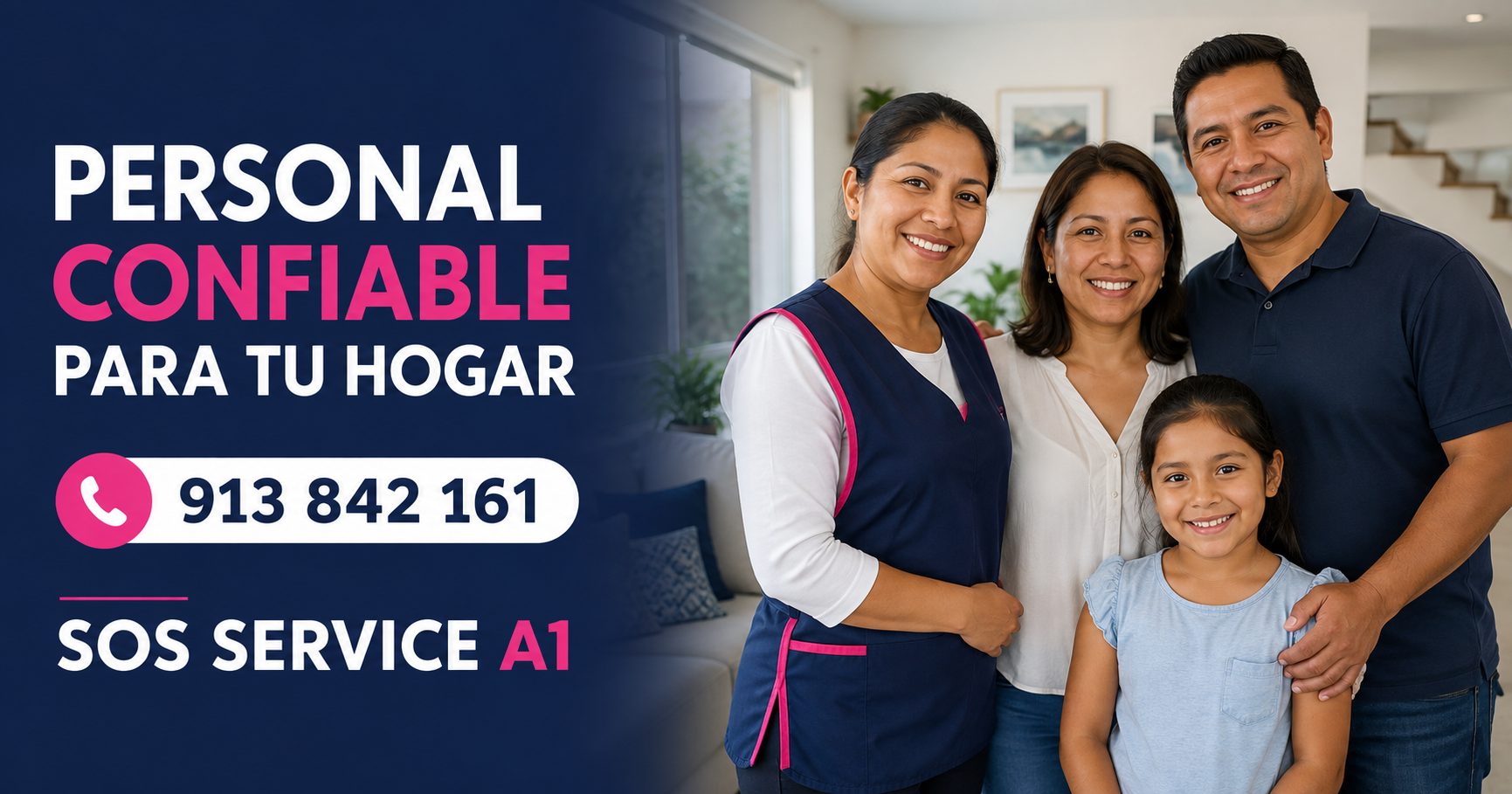 Personal confiable para el hogar de SOS Service A1